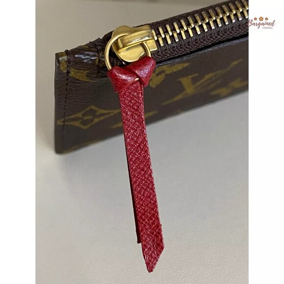 Authentic Louis Vuitton Monogram Coated Canvas Josephine Wallet Zippered Insert - Picture 2 of 10